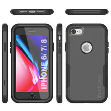 Load image into Gallery viewer, Punkcase for iPhone 8 Belt Clip Multilayer Holster Case [Patron Series] [Black]
