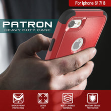 Load image into Gallery viewer, Punkcase for iPhone 6 Belt Clip Multilayer Holster Case [Patron Series] [Red-Black]
