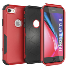 Load image into Gallery viewer, Punkcase for iPhone 6 Belt Clip Multilayer Holster Case [Patron Series] [Red-Black]
