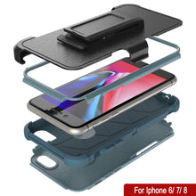Load image into Gallery viewer, Punkcase for iPhone 8 Belt Clip Multilayer Holster Case [Patron Series] [Mint]
