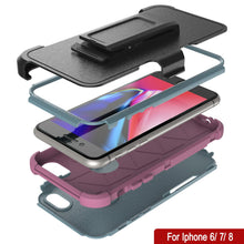 Load image into Gallery viewer, Punkcase for iPhone 6 Belt Clip Multilayer Holster Case [Patron Series] [Mint-Pink]
