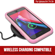 Load image into Gallery viewer, Punkcase for iPhone 8+ Plus Belt Clip Multilayer Holster Case [Patron Series] [Pink]
