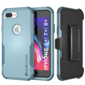 Punkcase for iPhone 6+ Plus Belt Clip Multilayer Holster Case [Patron Series] [Mint]