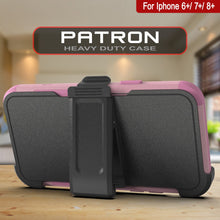 Load image into Gallery viewer, Punkcase for iPhone 8+ Plus Belt Clip Multilayer Holster Case [Patron Series] [Pink]
