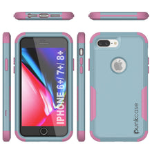 Load image into Gallery viewer, Punkcase for iPhone 7+ Plus Belt Clip Multilayer Holster Case [Patron Series] [Mint-Pink]
