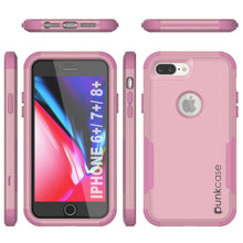 Load image into Gallery viewer, Punkcase for iPhone 8+ Plus Belt Clip Multilayer Holster Case [Patron Series] [Pink]
