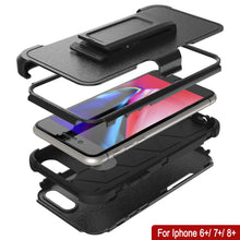 Load image into Gallery viewer, Punkcase for iPhone 6+ Plus Belt Clip Multilayer Holster Case [Patron Series] [Black]
