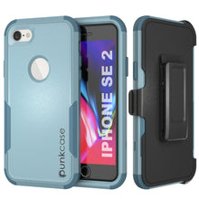 Load image into Gallery viewer, Punkcase for iPhone SE Belt Clip Multilayer Holster Case [Patron Series] [Mint]
