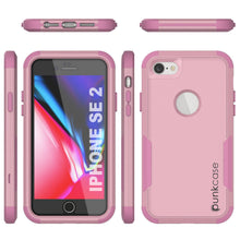 Load image into Gallery viewer, Punkcase for iPhone SE Belt Clip Multilayer Holster Case [Patron Series] [Pink]
