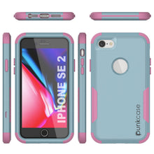 Load image into Gallery viewer, Punkcase for iPhone SE Belt Clip Multilayer Holster Case [Patron Series] [Mint-Pink]
