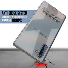 Load image into Gallery viewer, Galaxy Note 10 Lucid 3.0 PunkCase Armor Cover w/Integrated Kickstand and Screen Protector [Grey]
