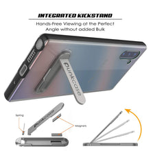 Load image into Gallery viewer, Galaxy Note 10 Lucid 3.0 PunkCase Armor Cover w/Integrated Kickstand and Screen Protector [Black]
