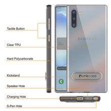 Load image into Gallery viewer, Galaxy Note 10 Lucid 3.0 PunkCase Armor Cover w/Integrated Kickstand and Screen Protector [Grey]

