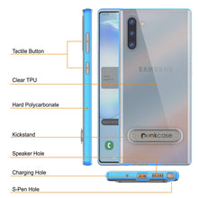 Load image into Gallery viewer, Galaxy Note 10 Lucid 3.0 PunkCase Armor Cover w/Integrated Kickstand and Screen Protector [Blue]
