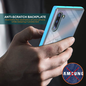 Galaxy Note 10 Lucid 3.0 PunkCase Armor Cover w/Integrated Kickstand and Screen Protector [Blue]