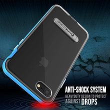 Load image into Gallery viewer, PunkCase iPhone 8 Lucid 3.0 Screen Protector W/ Anti-Shock Case [Blue]
