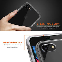 Load image into Gallery viewer, PunkCase iPhone 8 Lucid 3.0 Screen Protector W/ Anti-Shock Case [Grey]
