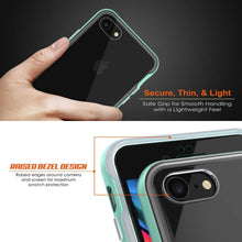 Load image into Gallery viewer, PunkCase iPhone 8 Lucid 3.0 Screen Protector W/ Anti-Shock Case [Teal]
