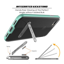 Load image into Gallery viewer, PunkCase iPhone 8 Lucid 3.0 Screen Protector W/ Anti-Shock Case [Teal]
