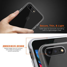 Load image into Gallery viewer, PunkCase iPhone 8+ Plus Lucid 3.0 Screen Protector W/ Anti-Shock Case [Grey]
