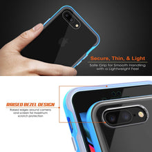Load image into Gallery viewer, PunkCase iPhone 8+ Plus Lucid 3.0 Screen Protector W/ Anti-Shock Case [Blue]
