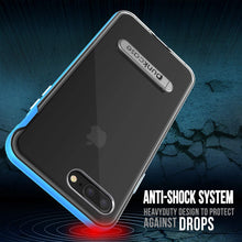 Load image into Gallery viewer, PunkCase iPhone 8+ Plus Lucid 3.0 Screen Protector W/ Anti-Shock Case [Blue]
