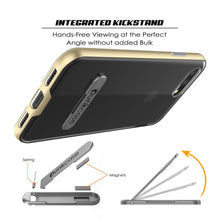 Load image into Gallery viewer, PunkCase iPhone 8+ Plus Lucid 3.0 Screen Protector W/ Anti-Shock Case [Gold]
