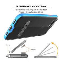 Load image into Gallery viewer, PunkCase iPhone 8+ Plus Lucid 3.0 Screen Protector W/ Anti-Shock Case [Blue]
