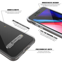 Load image into Gallery viewer, PunkCase iPhone 8+ Plus Lucid 3.0 Screen Protector W/ Anti-Shock Case [Grey]
