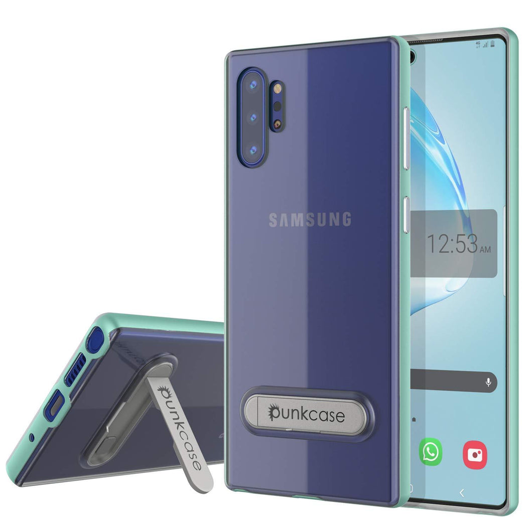 Galaxy Note 10+ Plus Lucid 3.0 PunkCase Armor Cover w/Integrated Kickstand and Screen Protector [Teal]