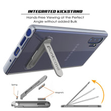 Load image into Gallery viewer, Galaxy Note 10+ Plus Lucid 3.0 PunkCase Armor Cover w/Integrated Kickstand and Screen Protector [Silver]
