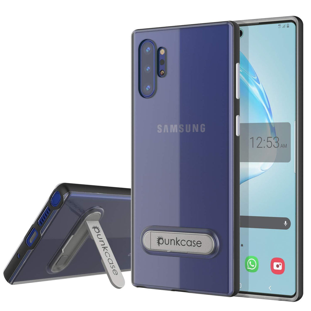 Galaxy Note 10+ Plus Lucid 3.0 PunkCase Armor Cover w/Integrated Kickstand and Screen Protector [Black]