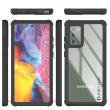 Load image into Gallery viewer, Punkcase Galaxy Note 20 Case, [Spartan Series] Clear Rugged Heavy Duty Cover W/Built in Screen Protector
