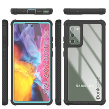 Load image into Gallery viewer, Punkcase Galaxy Note 20 Case, [Spartan Series] Teal Rugged Heavy Duty Cover W/Built in Screen Protector
