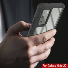 Load image into Gallery viewer, Punkcase Galaxy Note 20 Case, [Spartan Series] Clear Rugged Heavy Duty Cover W/Built in Screen Protector
