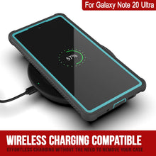 Load image into Gallery viewer, Punkcase Galaxy Note 20 Ultra Case, [Spartan Series] Teal Rugged Heavy Duty Cover W/Built in Screen Protector

