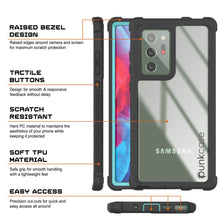 Load image into Gallery viewer, Punkcase Galaxy Note 20 Ultra Case, [Spartan Series] Teal Rugged Heavy Duty Cover W/Built in Screen Protector
