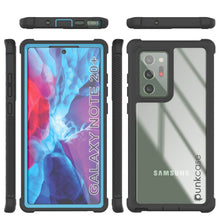 Load image into Gallery viewer, Punkcase Galaxy Note 20 Ultra Case, [Spartan Series] Light Blue Rugged Heavy Duty Cover W/Built in Screen Protector
