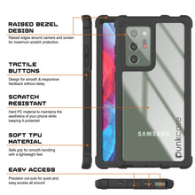 Load image into Gallery viewer, Punkcase Galaxy Note 20 Ultra Case, [Spartan Series] Clear Rugged Heavy Duty Cover W/Built in Screen Protector
