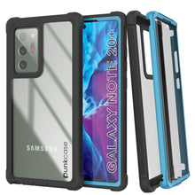 Load image into Gallery viewer, Punkcase Galaxy Note 20 Ultra Case, [Spartan Series] Light Blue Rugged Heavy Duty Cover W/Built in Screen Protector
