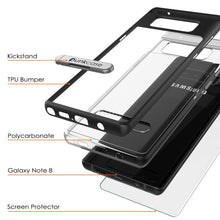 Load image into Gallery viewer, Galaxy Note 8 Lucid 3.0 Screen Protector W/ Anti-Shock Case [Black]
