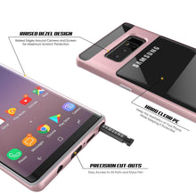 Load image into Gallery viewer, Galaxy Note 8 Lucid 3.0 Screen Protector &amp; Anti Shock Case | Rose Gold
