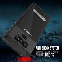 Load image into Gallery viewer, Galaxy Note 9 Lucid 3.0 PunkCase Armor Cover w/Integrated Kickstand and Screen Protector [Black]
