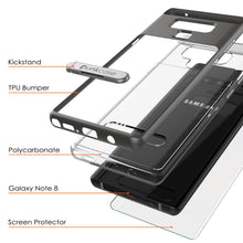 Load image into Gallery viewer, Galaxy Note 9 Lucid 3.0 PunkCase Armor Cover w/Integrated Kickstand and Screen Protector [Grey]
