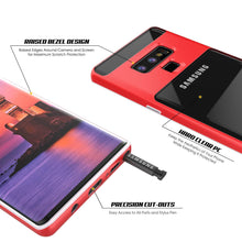 Load image into Gallery viewer, Galaxy Note 9 Lucid 3.0 PunkCase Armor Cover w/Integrated Kickstand and Screen Protector [Red]
