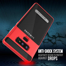 Load image into Gallery viewer, Galaxy Note 9 Lucid 3.0 PunkCase Armor Cover w/Integrated Kickstand and Screen Protector [Red]
