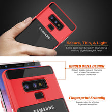 Load image into Gallery viewer, Galaxy Note 9 Lucid 3.0 PunkCase Armor Cover w/Integrated Kickstand and Screen Protector [Red]
