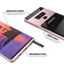 Load image into Gallery viewer, Galaxy Note 9 Lucid 3.0 PunkCase Armor Cover w/Integrated Kickstand and Screen Protector [Rose Gold]
