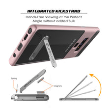 Load image into Gallery viewer, Galaxy Note 9 Lucid 3.0 PunkCase Armor Cover w/Integrated Kickstand and Screen Protector [Rose Gold]
