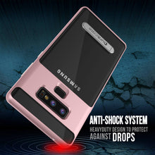 Load image into Gallery viewer, Galaxy Note 9 Lucid 3.0 PunkCase Armor Cover w/Integrated Kickstand and Screen Protector [Rose Gold]
